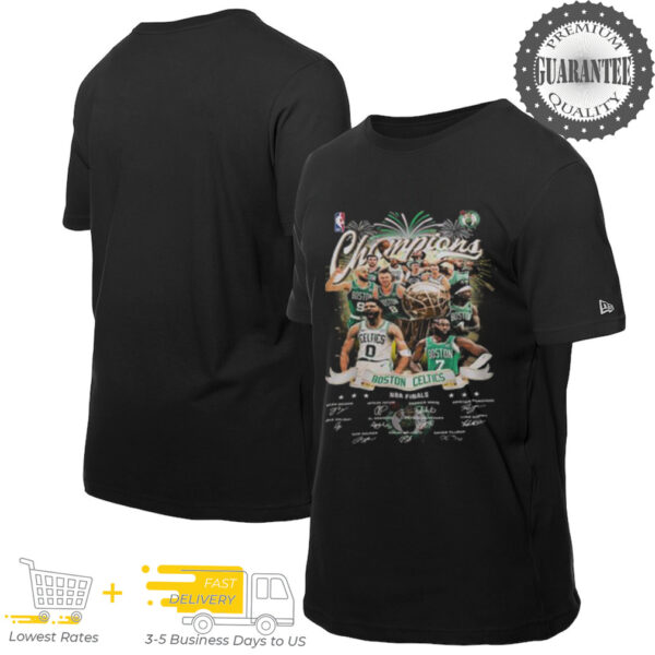 Boston Celtics Champions NBA Signature 2025 Shirt