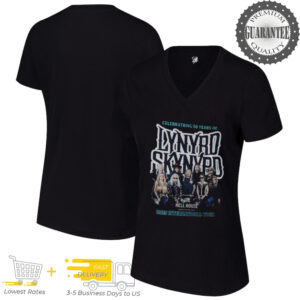Celebrating 50 Years of Lynyrd Skynyrd 2025 International Tour Shirt